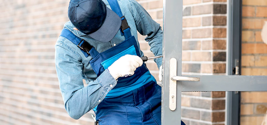 Pivot Storefront Door Locks Installation in Los Altos, California